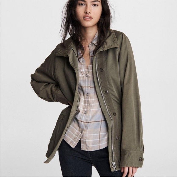 NWT Rag & Bone Mazie Military Cotton Jacket - Picture 4 of 6